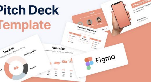 Pitch deck template for Figma