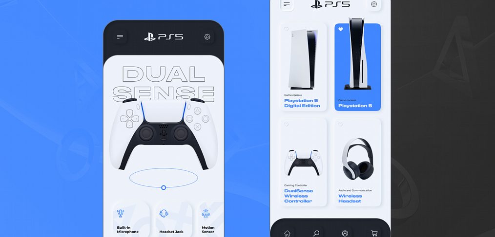 Playstation 5 Store Figma concept