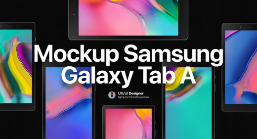 Samsumg Galaxy Tab A Figma Mockup