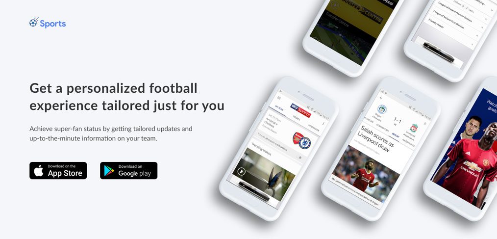 Sports Responsive Landing page