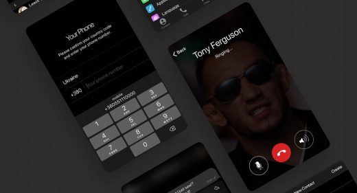 Telegram mobile redesign with Figma