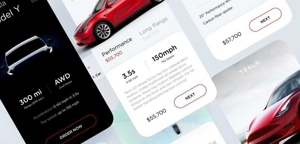 Tesla Configuration Figma template