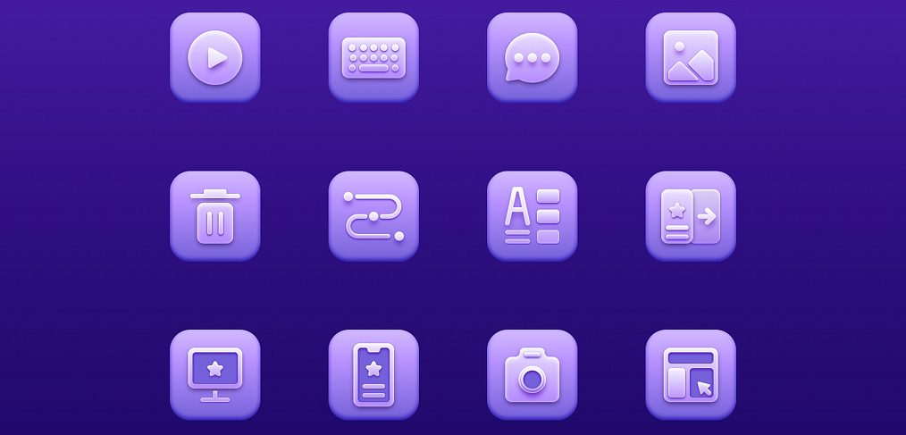 UX icons Figma freebie