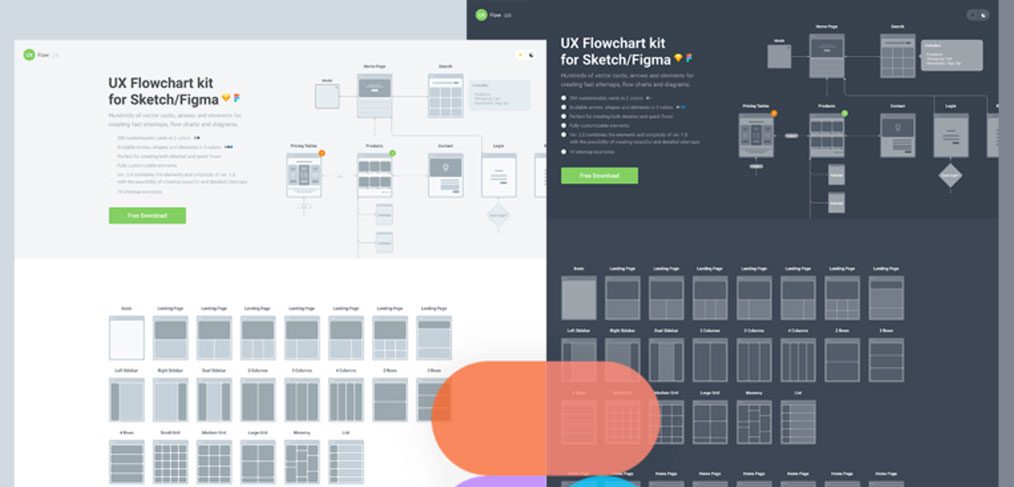 Uxflow 2.0 - Figma Flowchart Kit