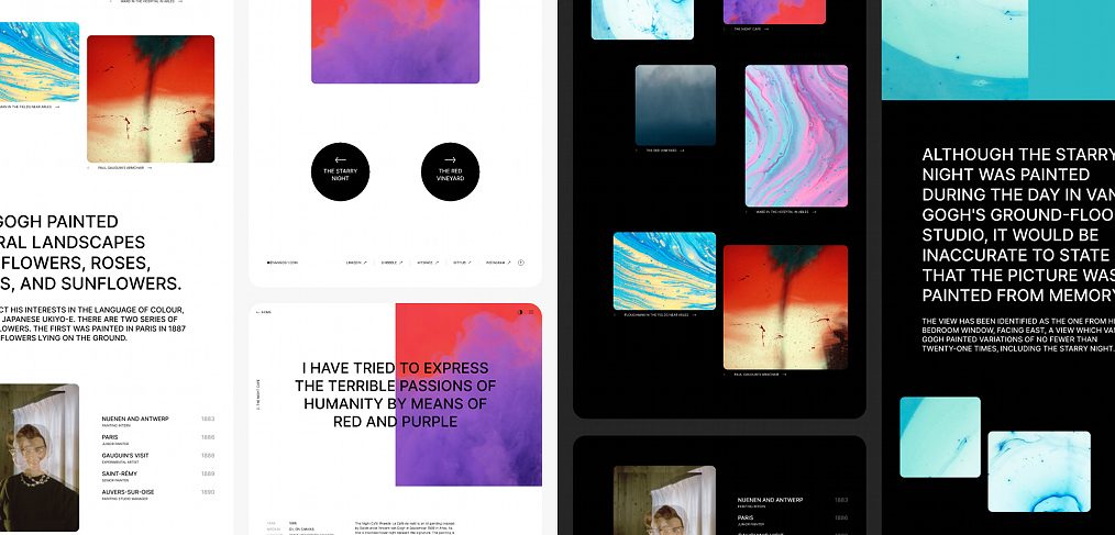 Visual portfolio Figma template