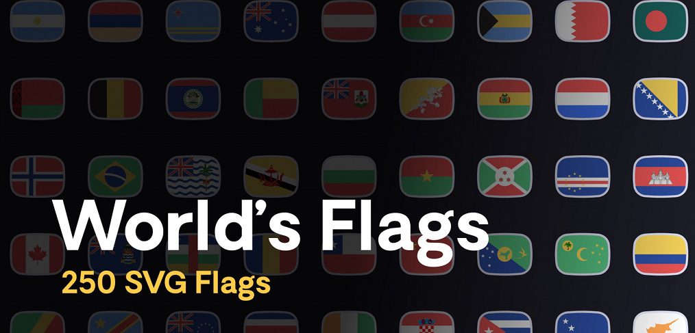 World Flags free SVG and Figma