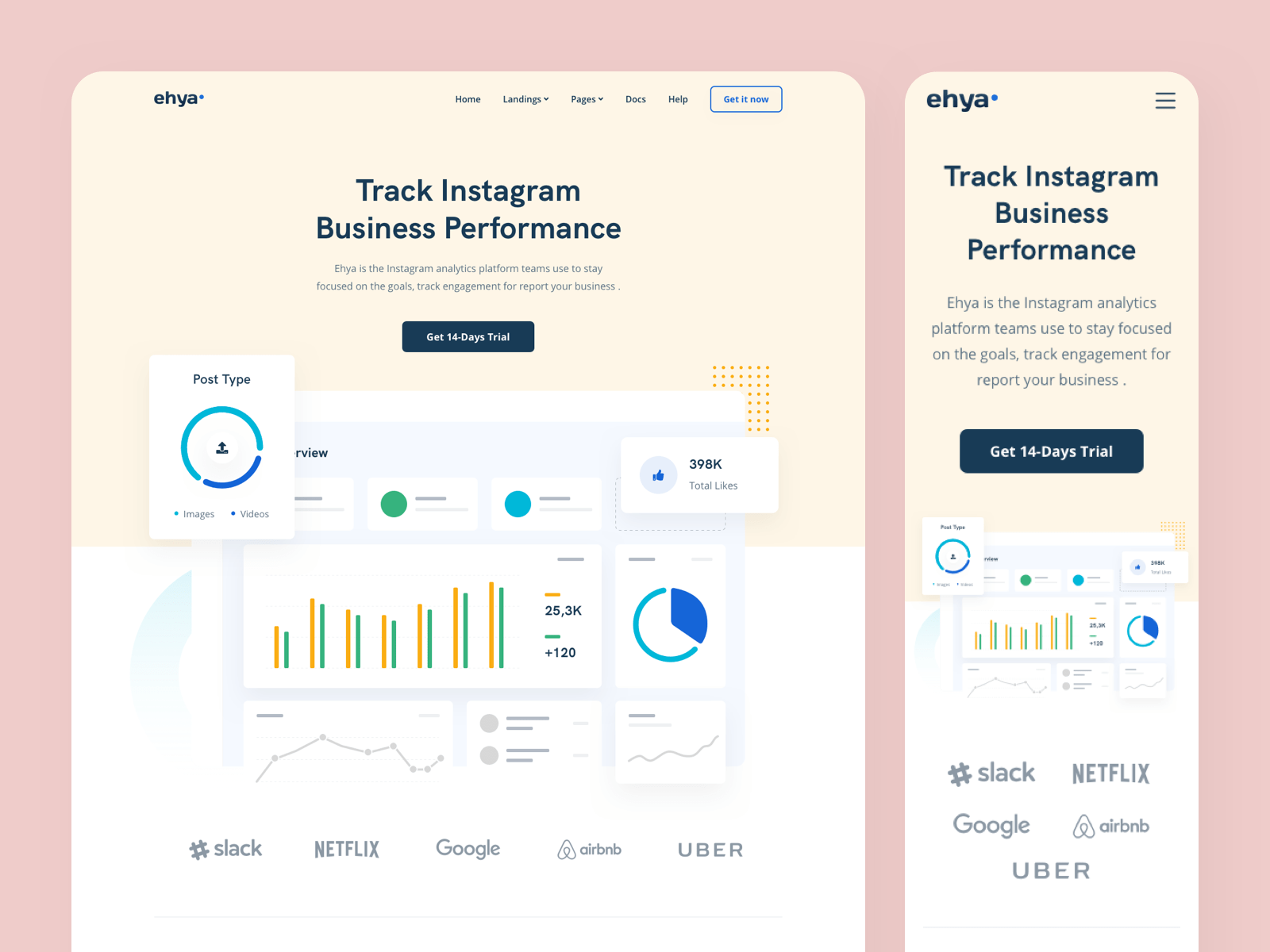 ehya landing page figma ui kit 3