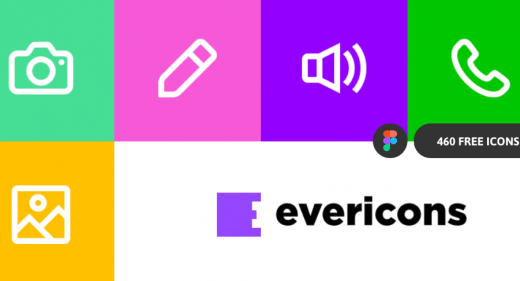 evericons free figma icons