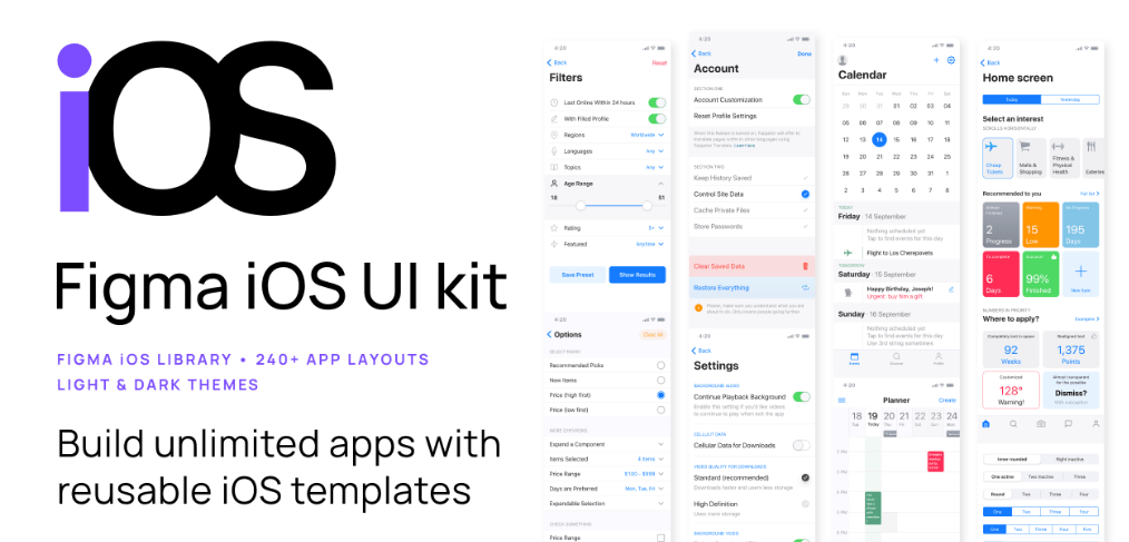 ios 13 ui kit figma