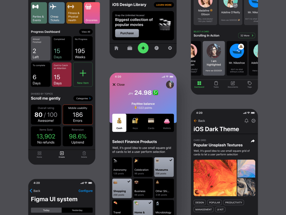 ios 13 figma ui kit 3